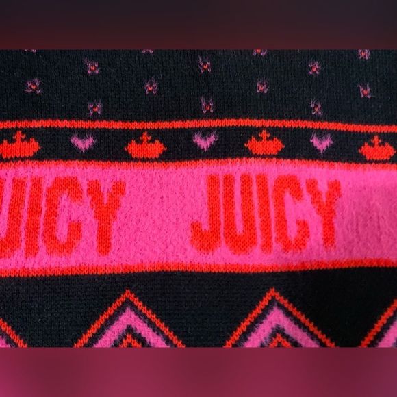 NEW JUICY COUTURE RED CROWN AND HEART SWEATER - Picture 2 of 7